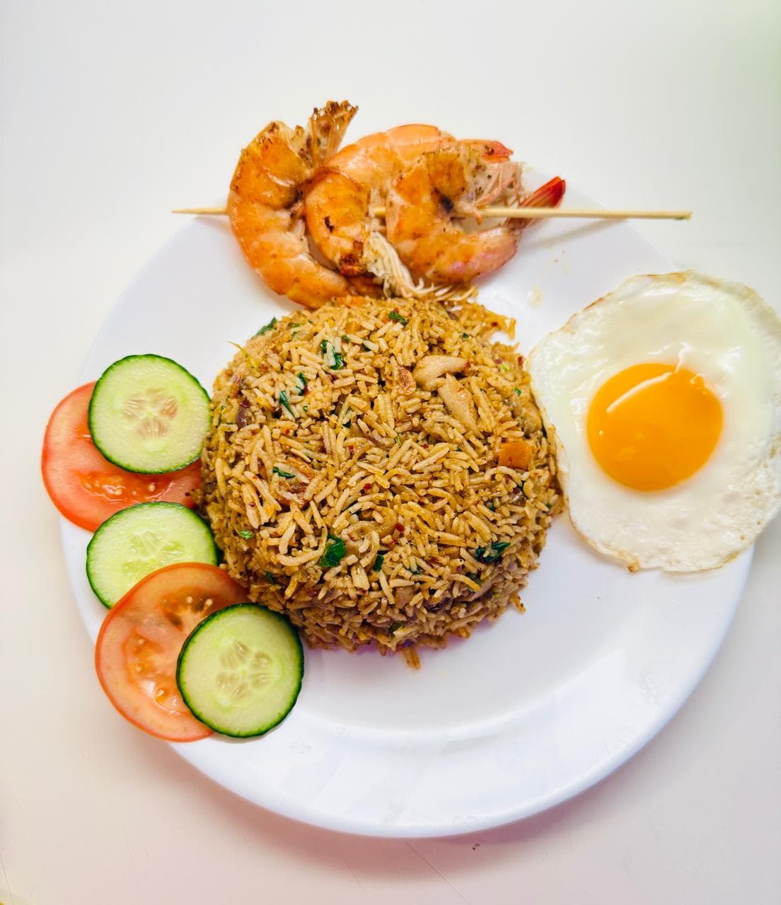 Supplied nasi rice photograph.